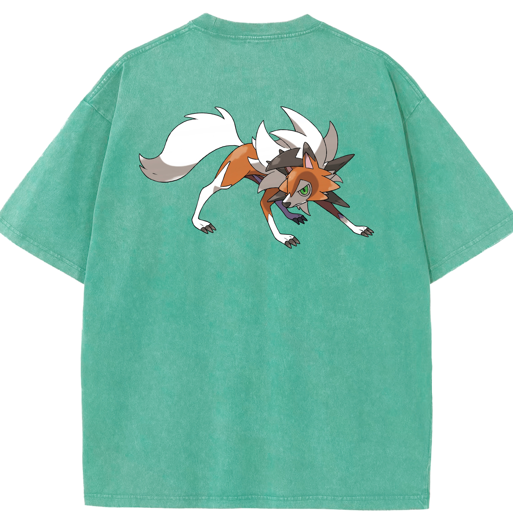 （画像用） ポケットモンスター Pokémon 綿100% ヴィンテージ風 半袖Tシャツ（背面プリント）